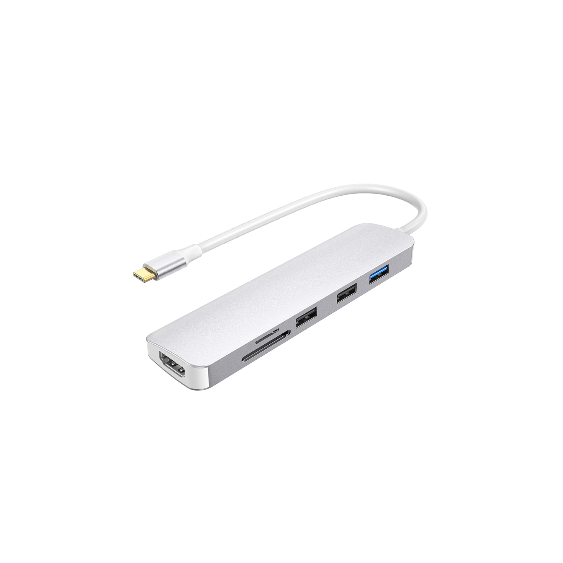 <tc>6合1 USB-C集線器</tc>