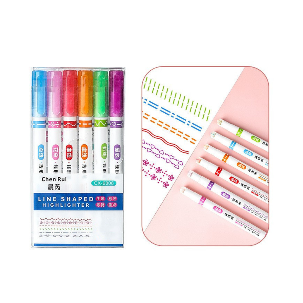 Double-headed creative higlighter