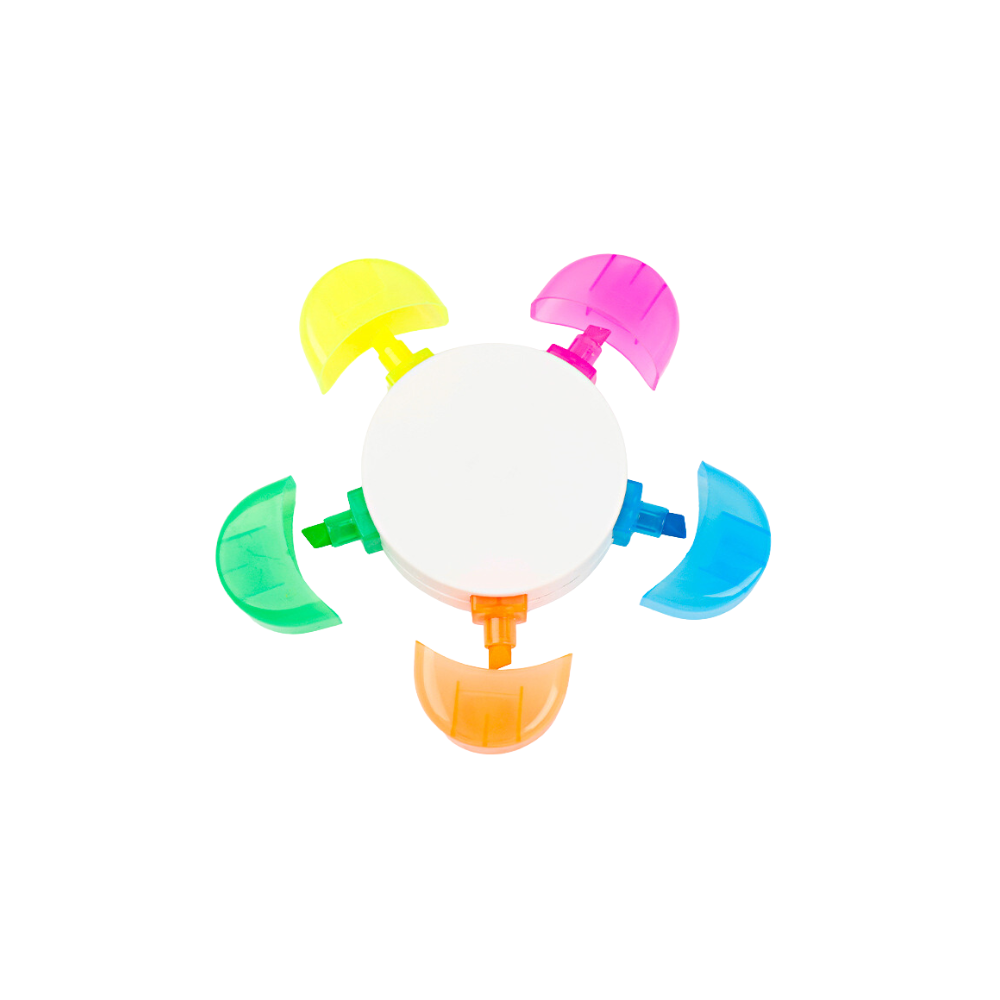 Five-color petal highlighter