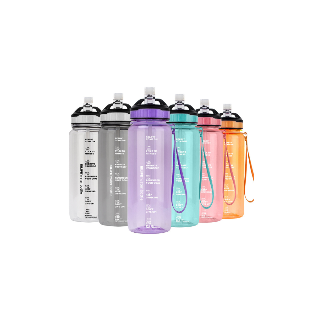 1L matte plastic bottle
