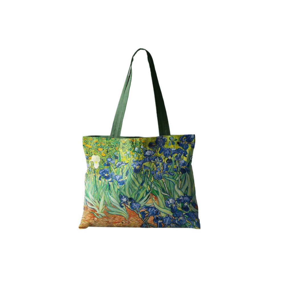 Cotton portable printed canvas bag