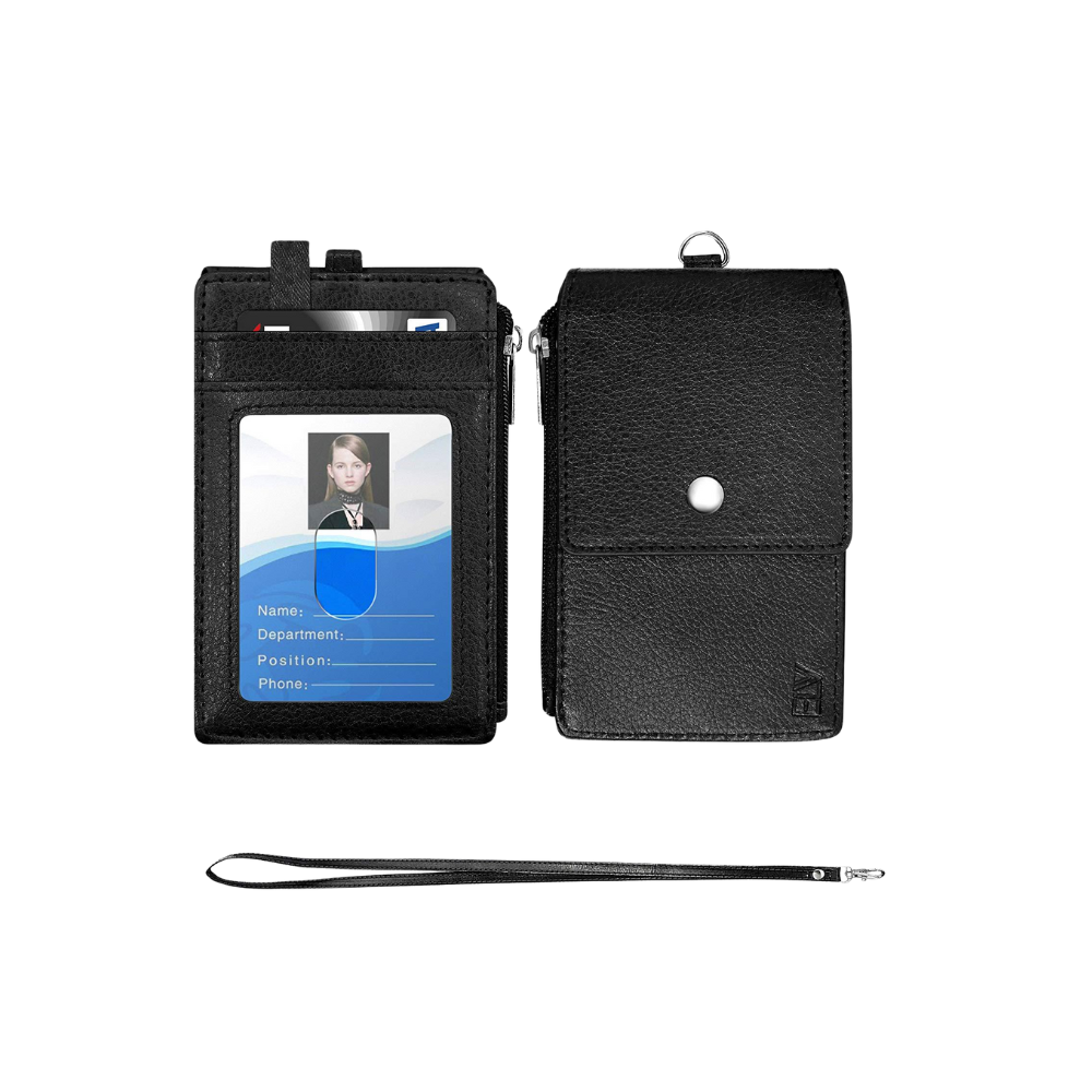 Zippered leather case