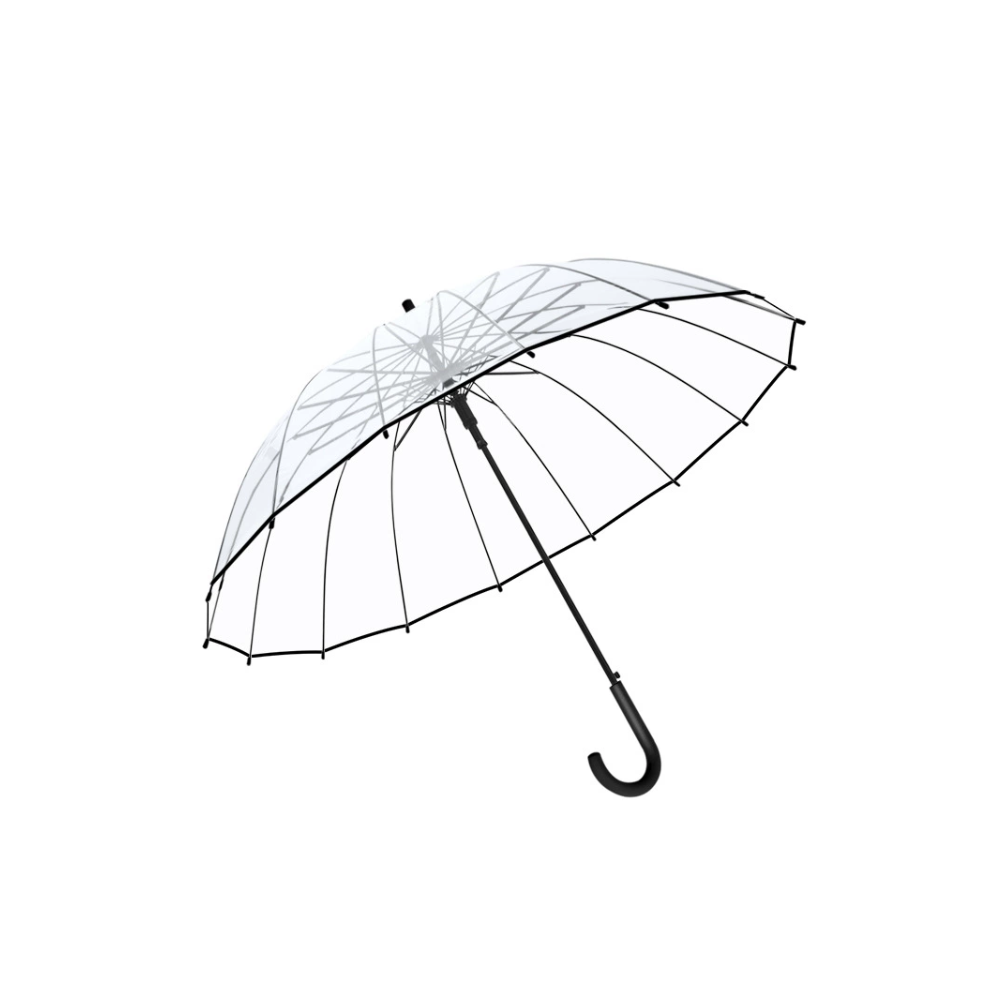 16 long handle transparent umbrella