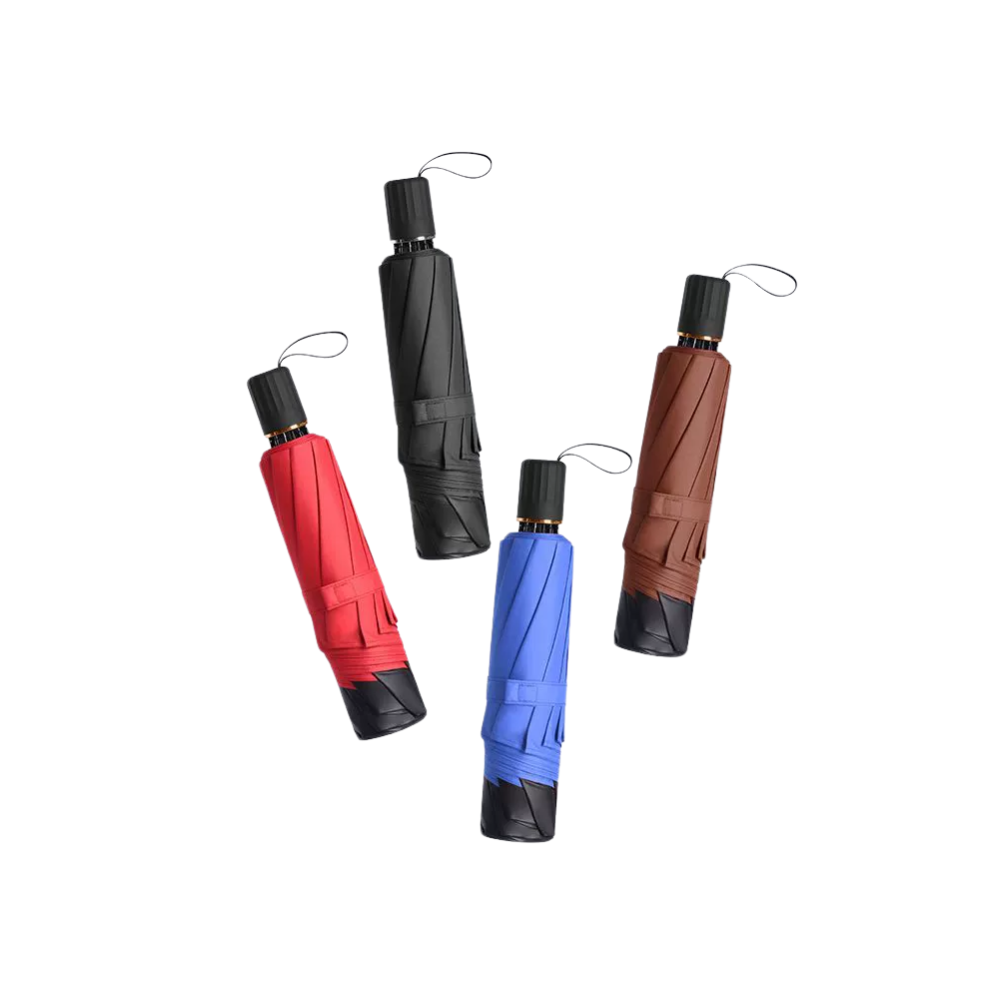 Tri-fold golf umbrella