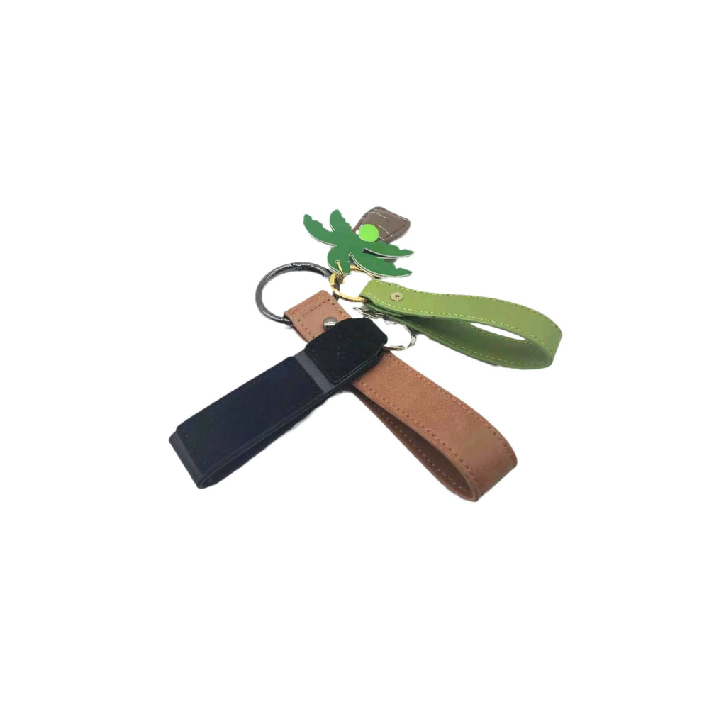 Fleece leather key