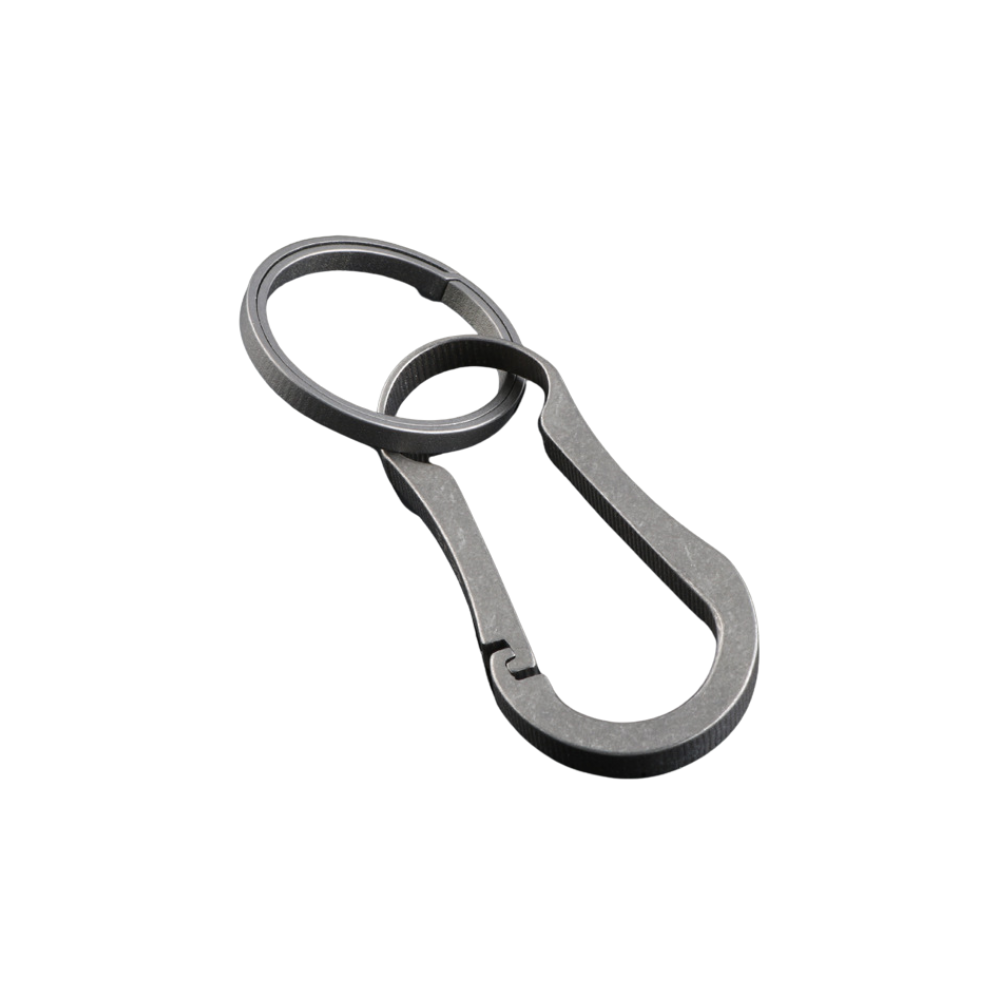 Titanium keychain
