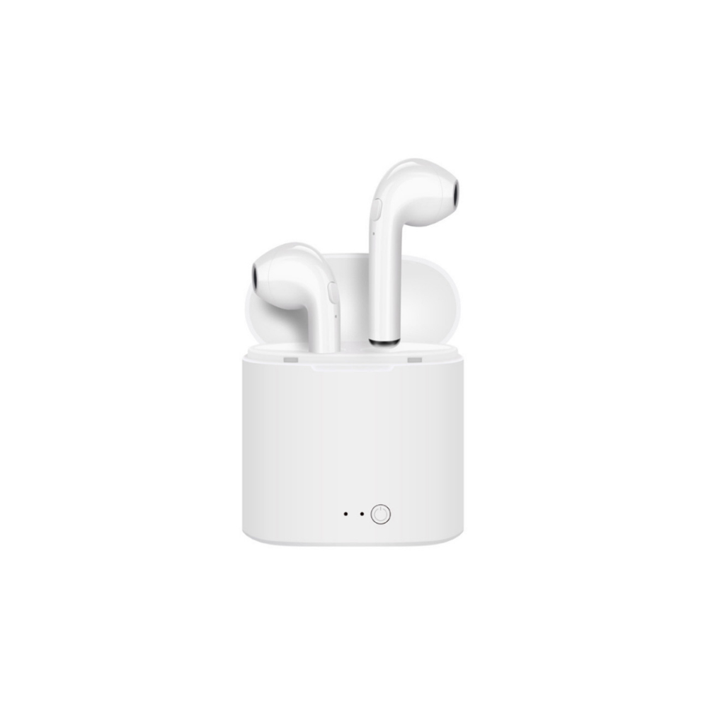 Wireless Bluetooth headset with charging compartment