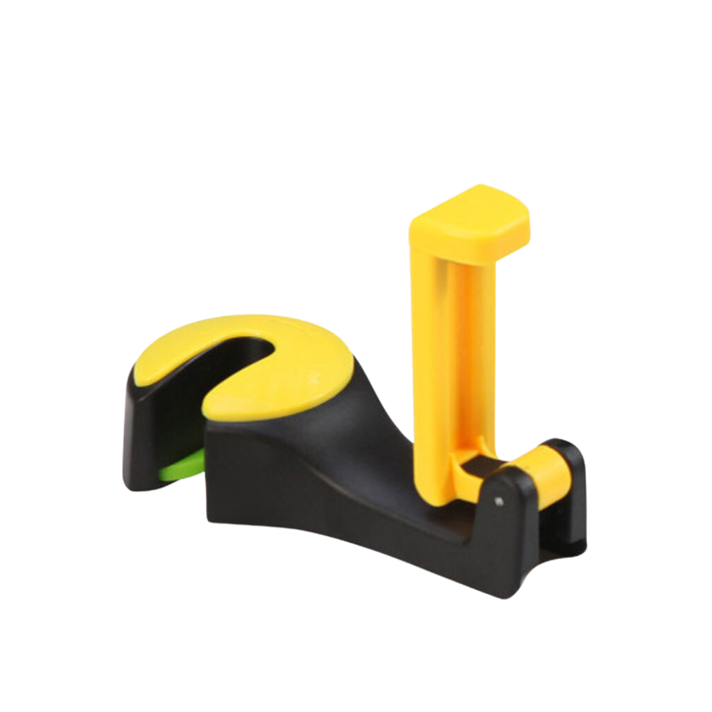 Car seat back hook phone holder