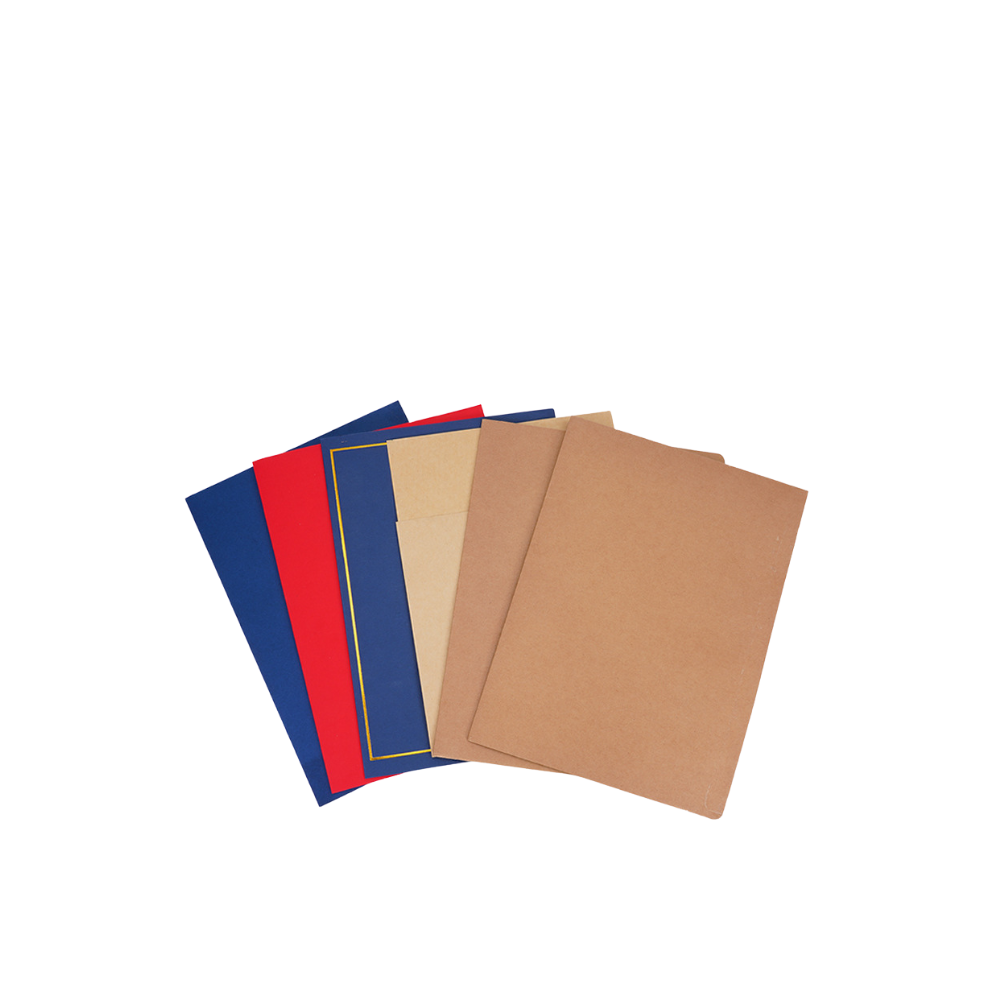 Custom A4 kraft paper folder