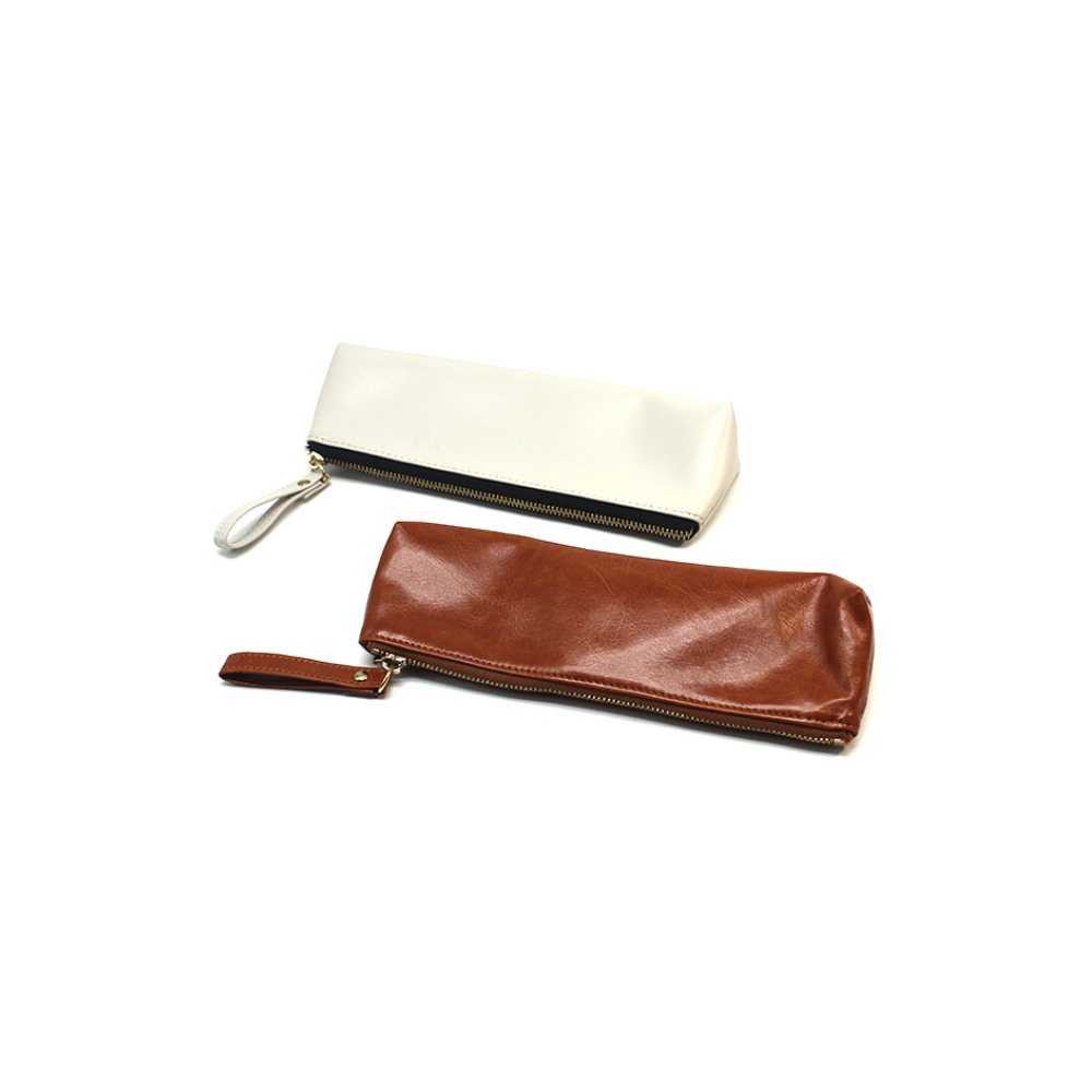 Business PU Leather Pencil Case