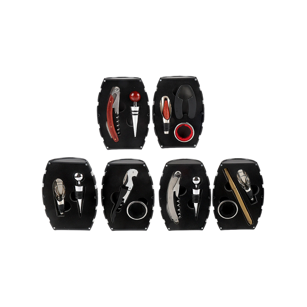 Wine Barrel Corkscrew Set