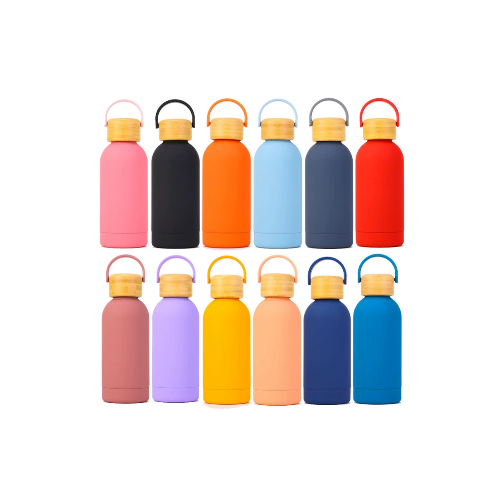 Bamboo Lid Portable Insulated Cup