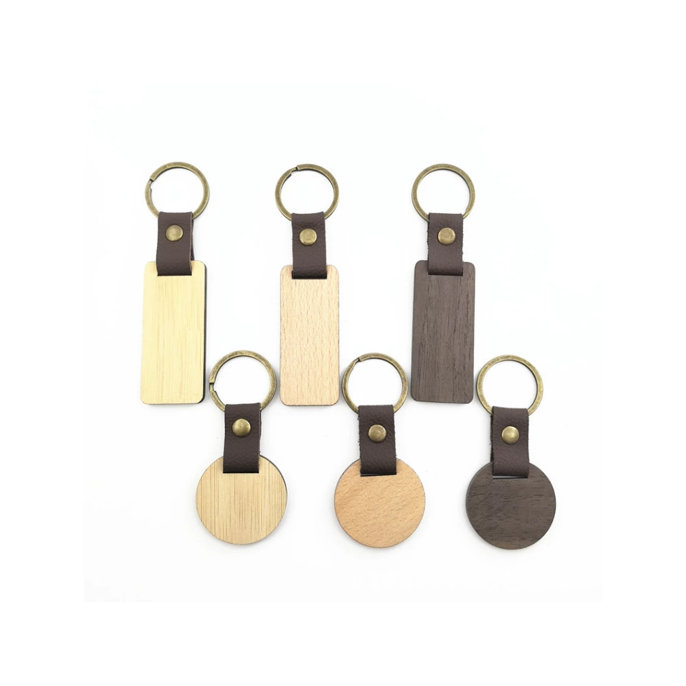 Wood Carving Keychain