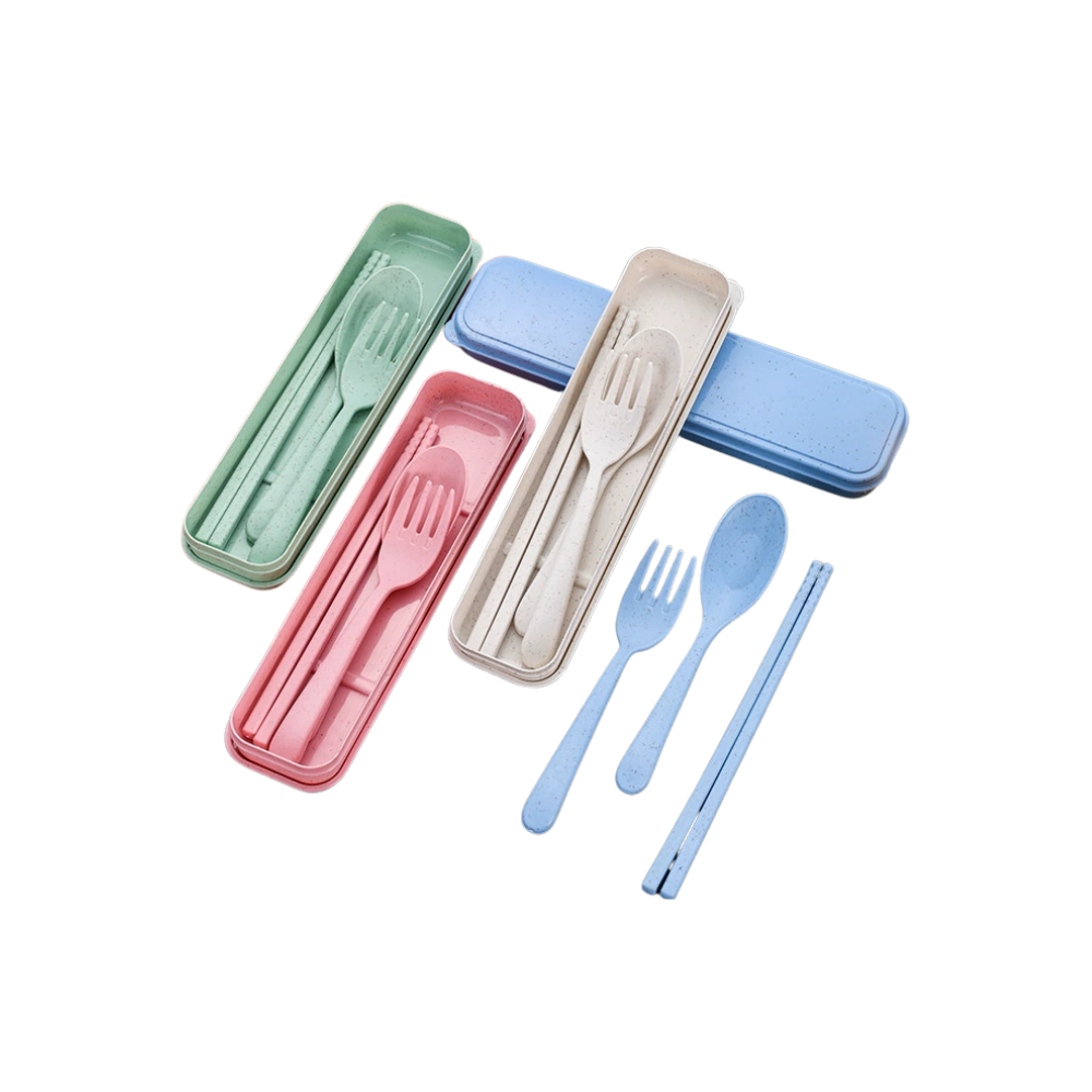 Wheat Straw Portable Tableware