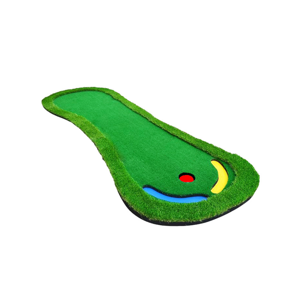 Indoor golf practice mat