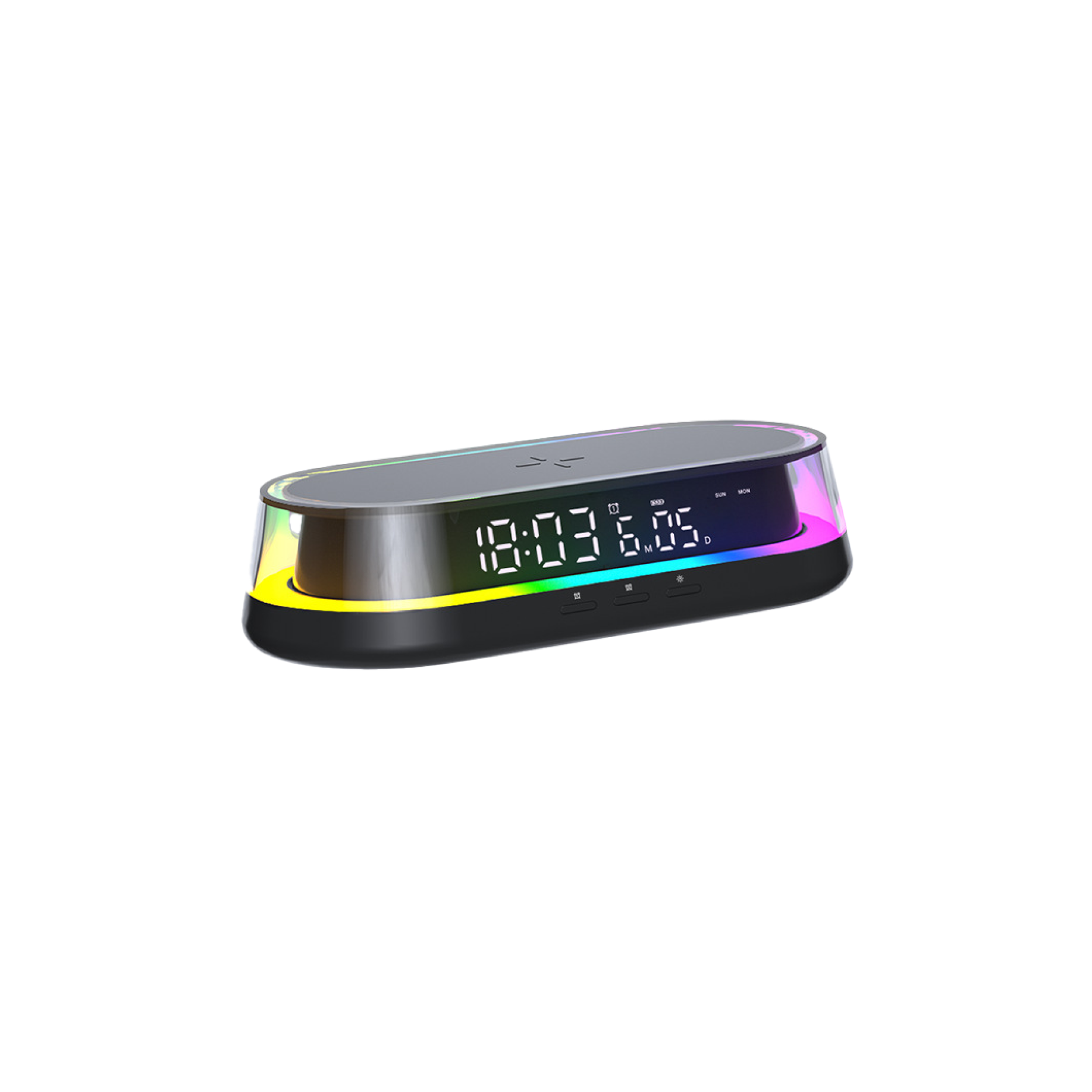 Wireless Charging Desk Lamp with Bluetooth Speaker