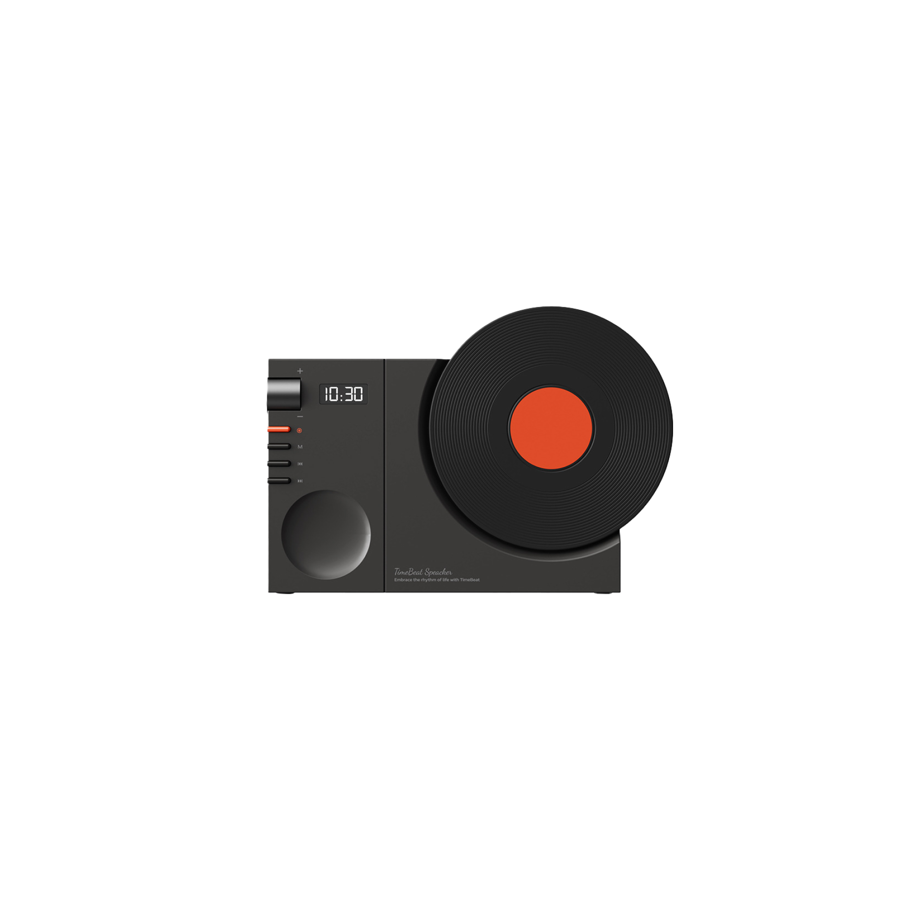 Retro Bluetooth  Speaker with Clock and Hi-Fi Sound