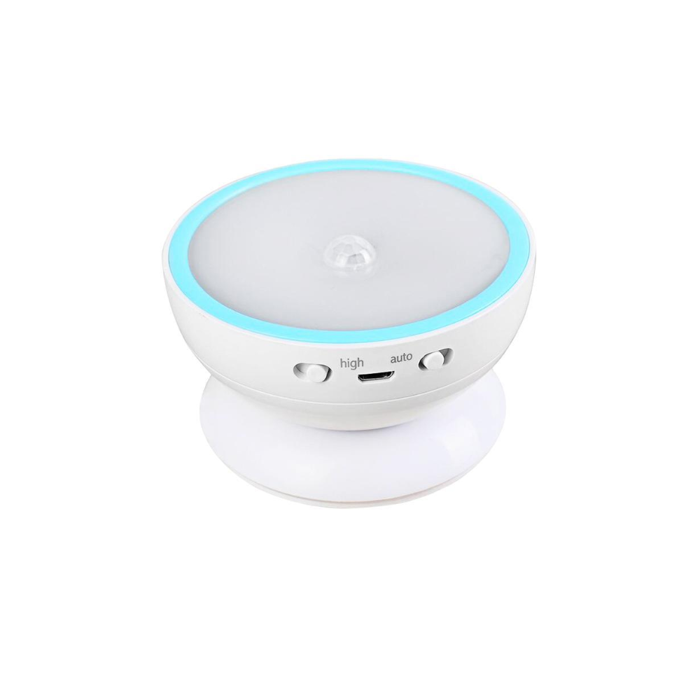 Sensor Rechargeable 360 degree Rotating Luminous Lamp
